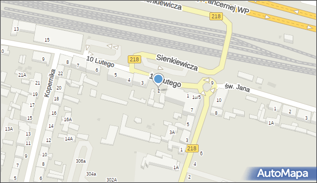 Wejherowo, 10 Lutego, 2, mapa Wejherowo