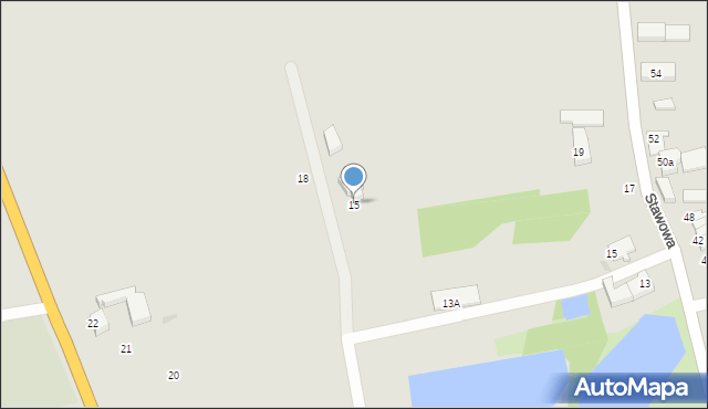 Byczyna, 11 Listopada, 15, mapa Byczyna