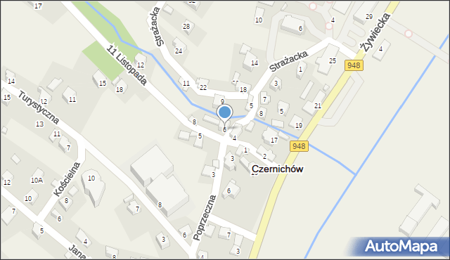 Czernichów, 11 Listopada, 6, mapa Czernichów