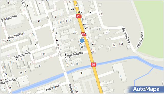 Drawsko Pomorskie, 11 Pułku Piechoty, 16, mapa Drawsko Pomorskie