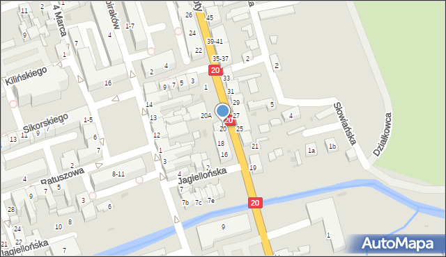 Drawsko Pomorskie, 11 Pułku Piechoty, 20, mapa Drawsko Pomorskie