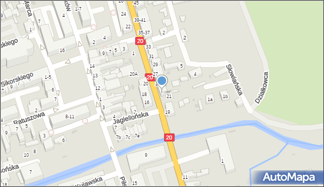 Drawsko Pomorskie, 11 Pułku Piechoty, 23, mapa Drawsko Pomorskie