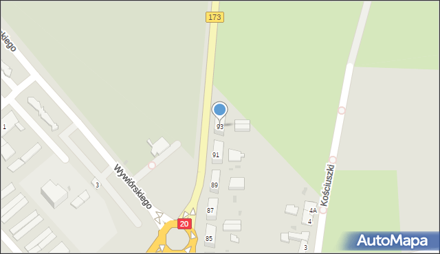 Drawsko Pomorskie, 11 Pułku Piechoty, 93, mapa Drawsko Pomorskie