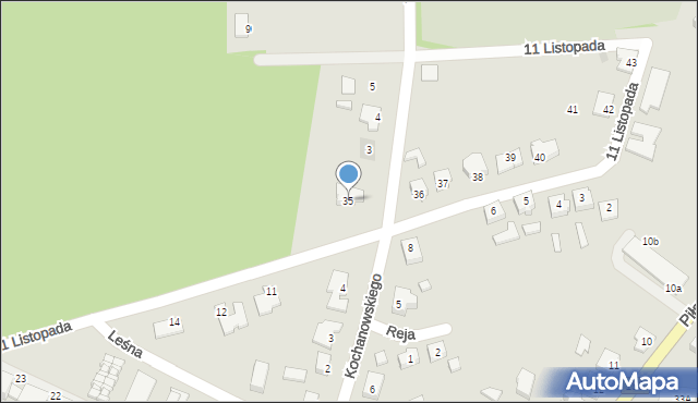 Drezdenko, 11 Listopada, 35, mapa Drezdenko