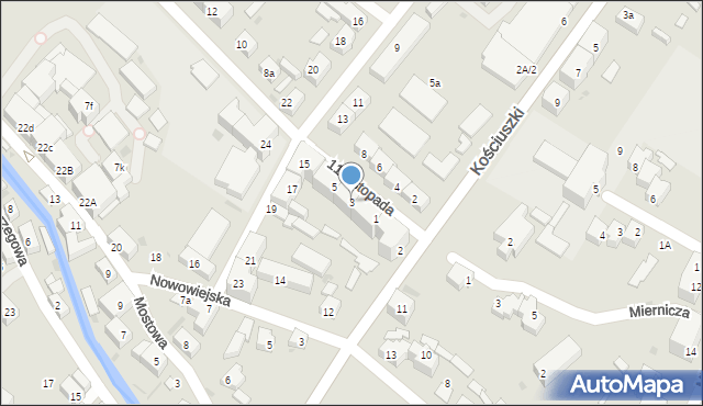 Dzierżoniów, 11 Listopada, 3, mapa Dzierżoniów