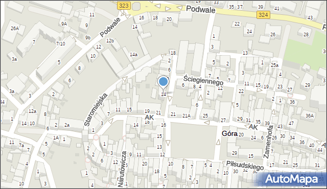 Góra, 11 Listopada, 14, mapa Góra