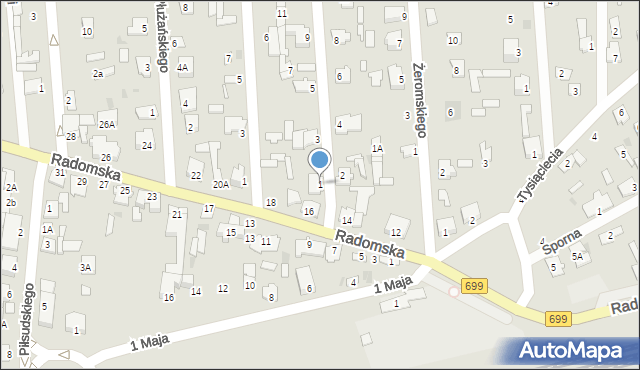 Jedlnia-Letnisko, 11 Listopada, 1, mapa Jedlnia-Letnisko