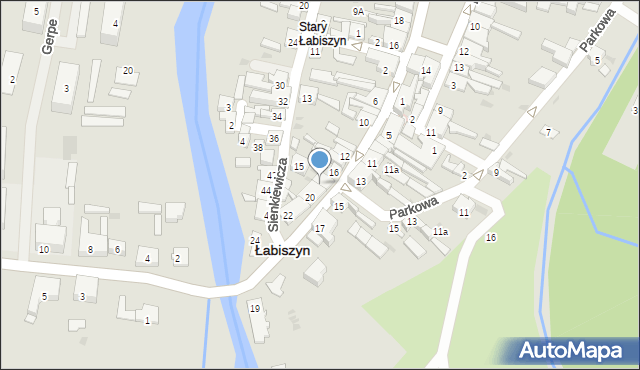 Łabiszyn, 11 Stycznia, 18, mapa Łabiszyn