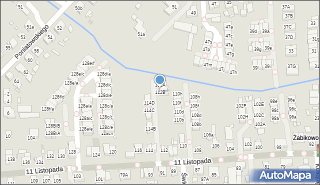 Luboń, 11 Listopada, 112B, mapa Luboń