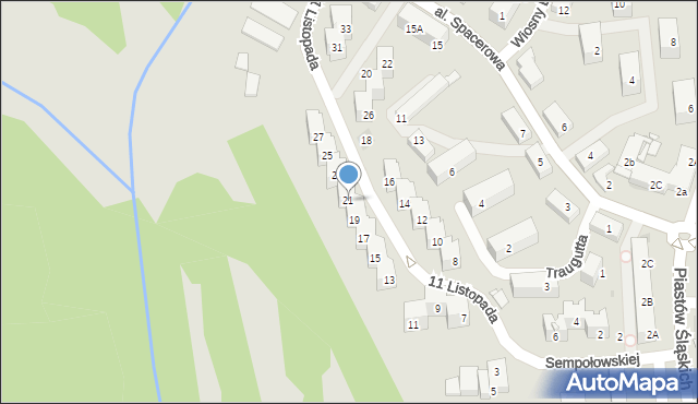 Mysłowice, 11 Listopada, 21, mapa Mysłowice