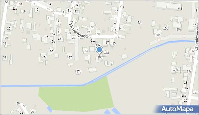 Radzyń Podlaski, 11 Listopada, 19b, mapa Radzyń Podlaski