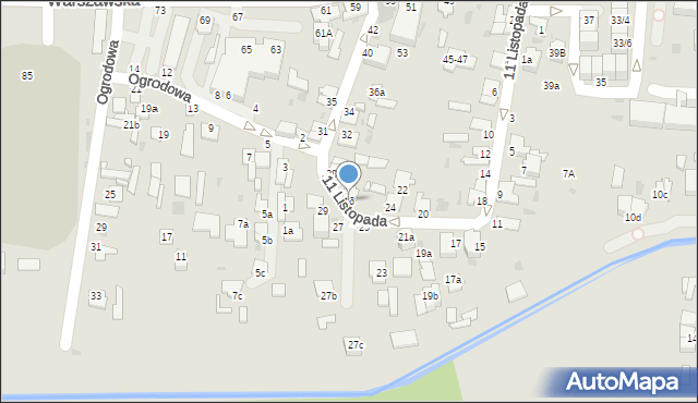 Radzyń Podlaski, 11 Listopada, 26, mapa Radzyń Podlaski