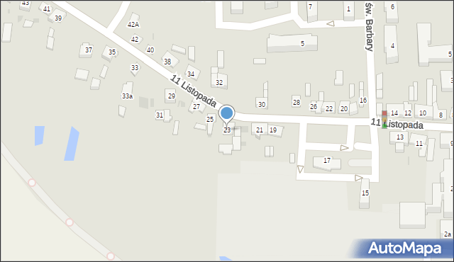 Sompolno, 11 Listopada, 23, mapa Sompolno