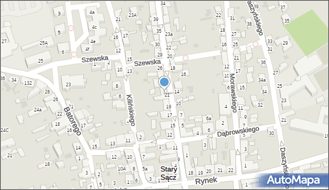 Stary Sącz, 11 Listopada, 20, mapa Stary Sącz