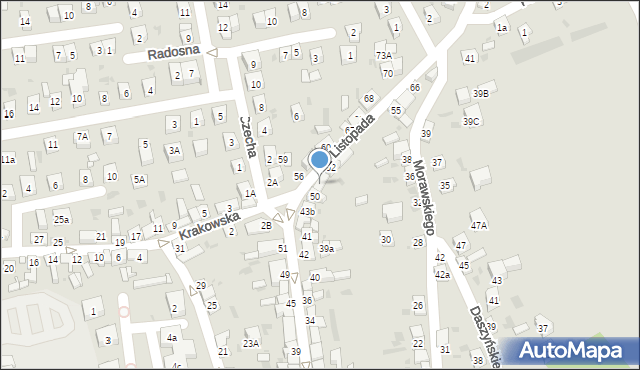 Stary Sącz, 11 Listopada, 47, mapa Stary Sącz