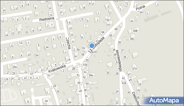 Stary Sącz, 11 Listopada, 49, mapa Stary Sącz