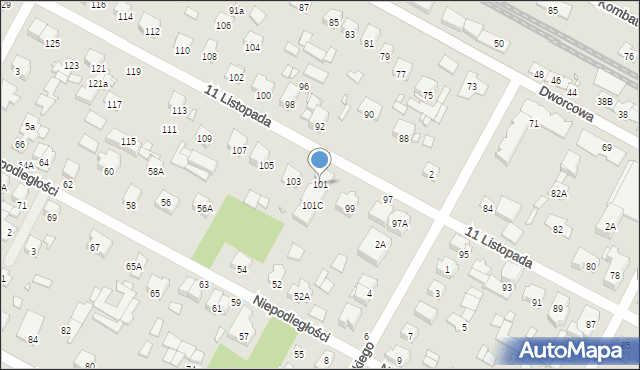 Sulejówek, 11 Listopada, 101, mapa Sulejówek