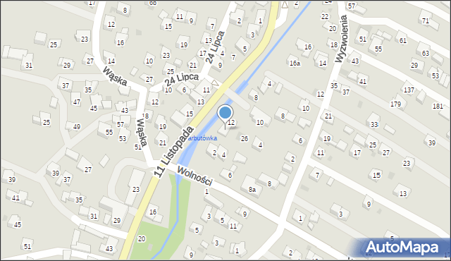 Sułkowice, 11 Listopada, 14, mapa Sułkowice