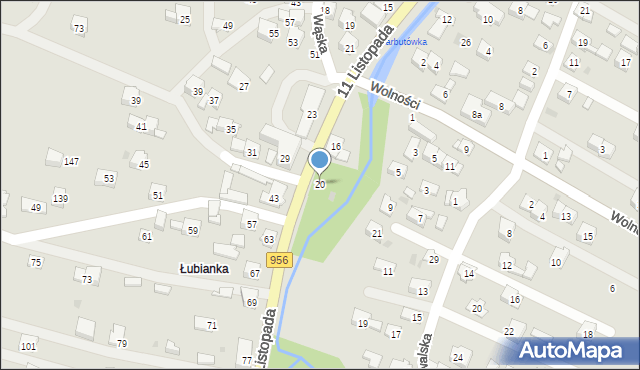 Sułkowice, 11 Listopada, 20, mapa Sułkowice