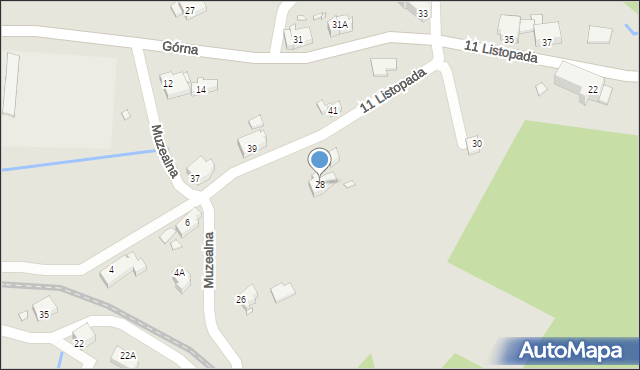 Szklarska Poręba, 11 Listopada, 28, mapa Szklarska Poręba