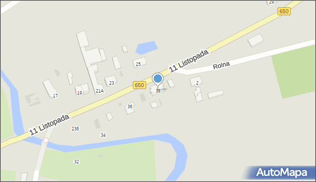 Węgorzewo, 11 Listopada, 38, mapa Węgorzewo