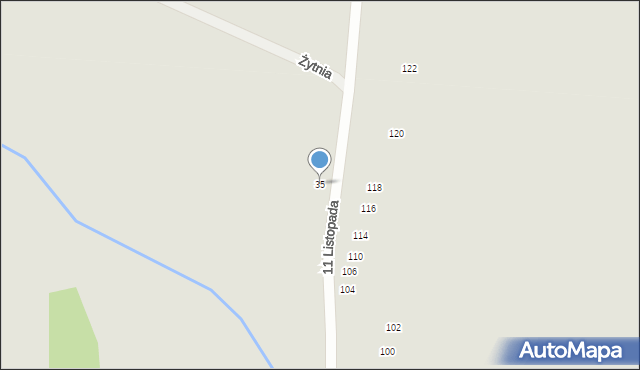 Zwoleń, 11 Listopada, 35, mapa Zwoleń