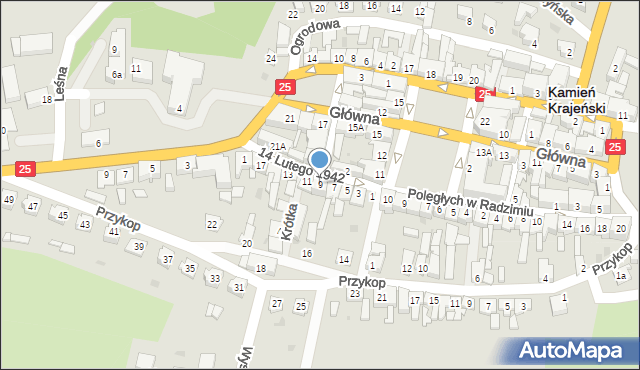 Kamień Krajeński, 14 Lutego 1942, 9, mapa Kamień Krajeński