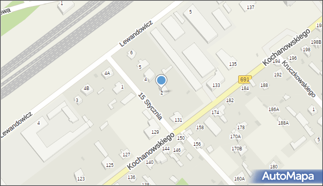 Garbatka-Letnisko, 15 Stycznia, 2, mapa Garbatka-Letnisko
