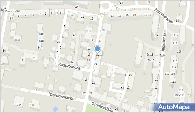 Malbork, 17 Marca, 25, mapa Malborka