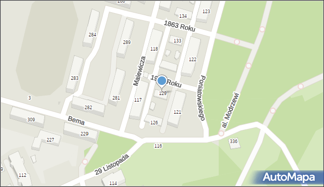 Nowy Dwór Mazowiecki, 1918 Roku, 129, mapa Nowy Dwór Mazowiecki
