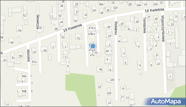 Rybie, 19 Kwietnia, 47D/2, mapa Rybie