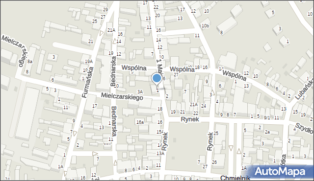 Chmielnik, 1 Maja, 1, mapa Chmielnik