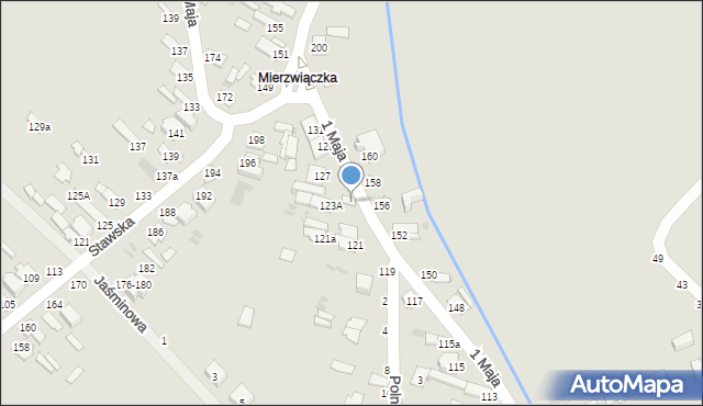 Dęblin, 1 Maja, 125, mapa Dęblin