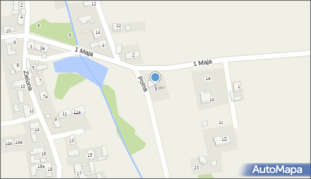 Kotórz Mały, 1 Maja, 3, mapa Kotórz Mały