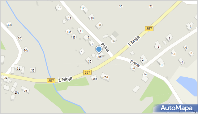 Nowogrodziec, 1 Maja, 35a, mapa Nowogrodziec