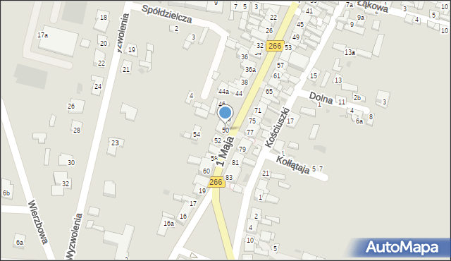 Piotrków Kujawski, 1 Maja, 50, mapa Piotrków Kujawski