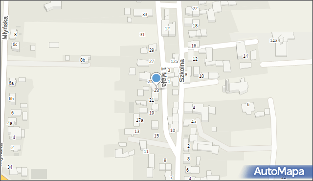 Pokrzywnica, 1 Maja, 23, mapa Pokrzywnica