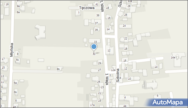 Pokrzywnica, 1 Maja, 31, mapa Pokrzywnica