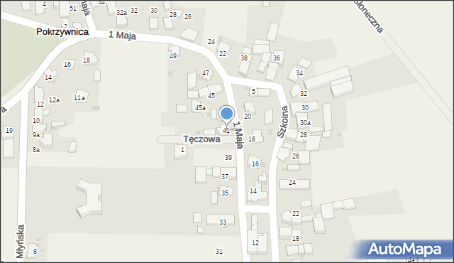 Pokrzywnica, 1 Maja, 41, mapa Pokrzywnica