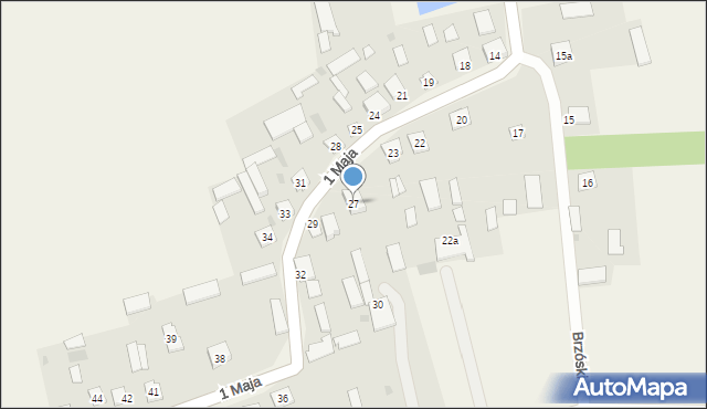 Przesmyki, 1 Maja, 27, mapa Przesmyki