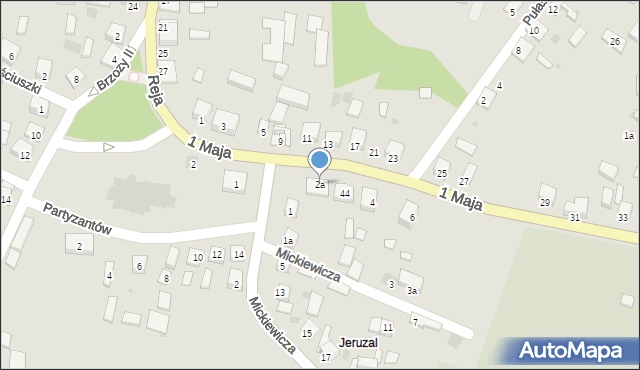 Skalbmierz, 1 Maja, 2a, mapa Skalbmierz