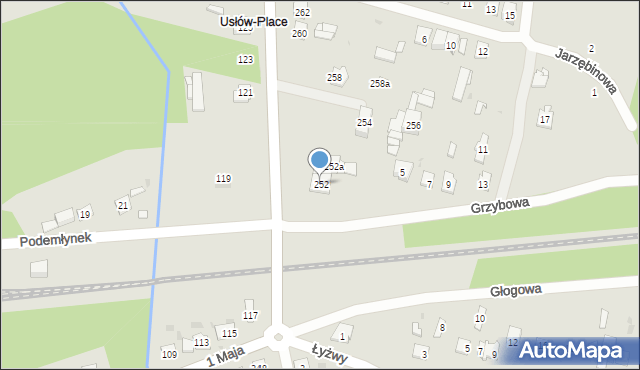 Skarżysko-Kamienna, 1 Maja, 252, mapa Skarżysko-Kamienna