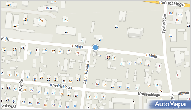 Stąporków, 1 Maja, 19, mapa Stąporków