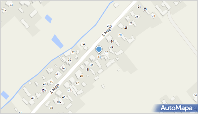 Truskolasy, 1 Maja, 33, mapa Truskolasy