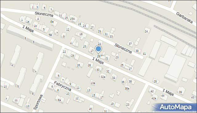 Wolbrom, 1 Maja, 19, mapa Wolbrom