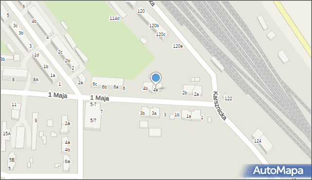 Zduńska Wola, 1 Maja, 4a, mapa Zduńska Wola
