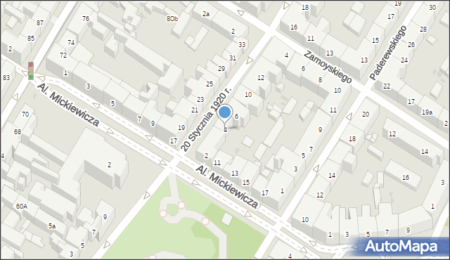 Bydgoszcz, 20 Stycznia 1920 r., 4, mapa Bydgoszczy