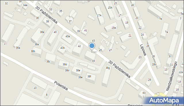 Środa Wielkopolska, 20 Października, 44m, mapa Środa Wielkopolska