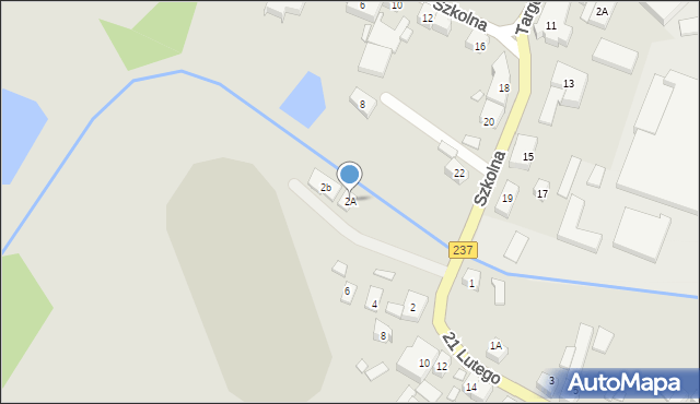 Czersk, 21 Lutego, 2A, mapa Czersk
