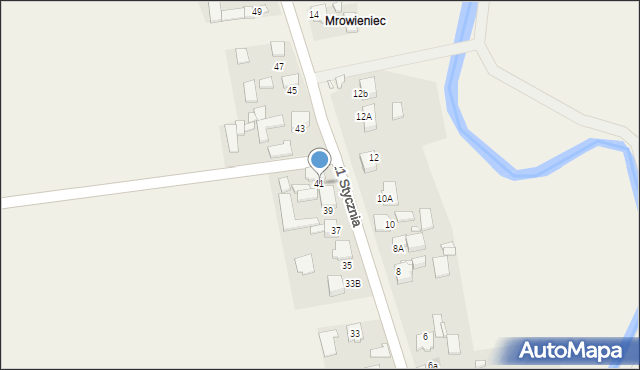 Przeczyce, 21 Stycznia, 41, mapa Przeczyce